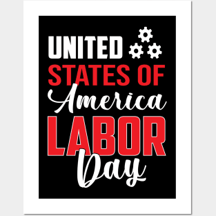 United States Of America Labor Day Posters and Art